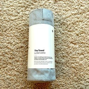 Lululemon sweat towel, brand new with tag / packaging